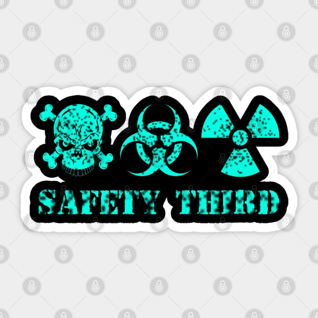 safety third Sticker by hottehue